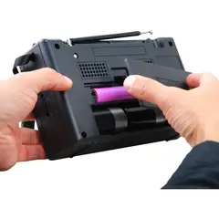 MICROLAB - Radio Portatil Recargable Tuning Cf-18 Negro