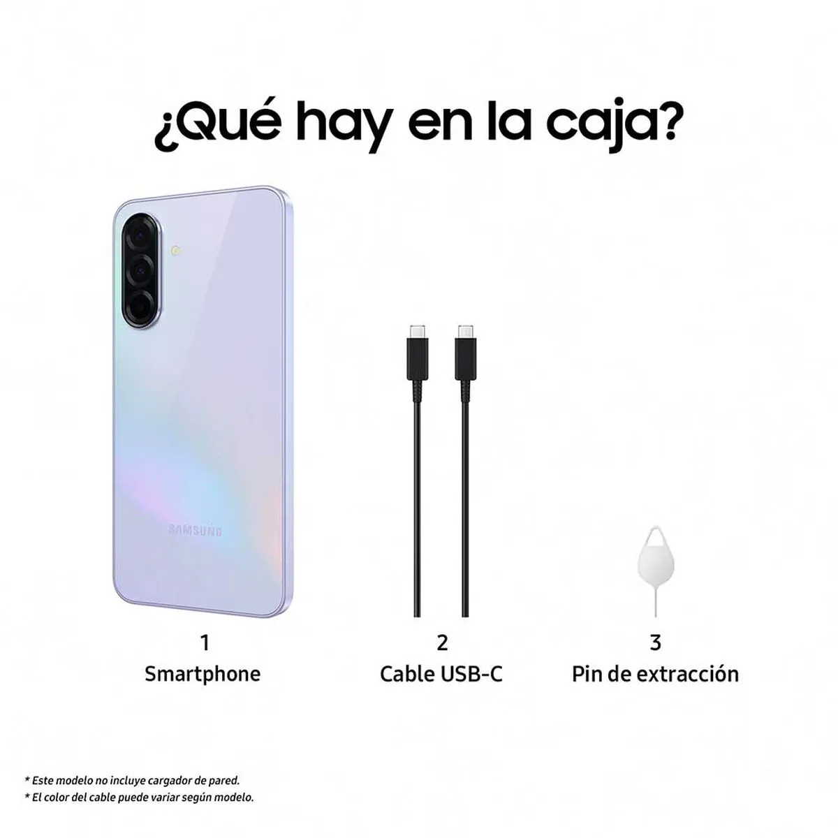 SAMSUNG - Samsung Galaxy A36 5G 128GB 6GB RAM Violeta  Pantalla AMOLED 120Hz Cámara 50MP Batería 5000mAh