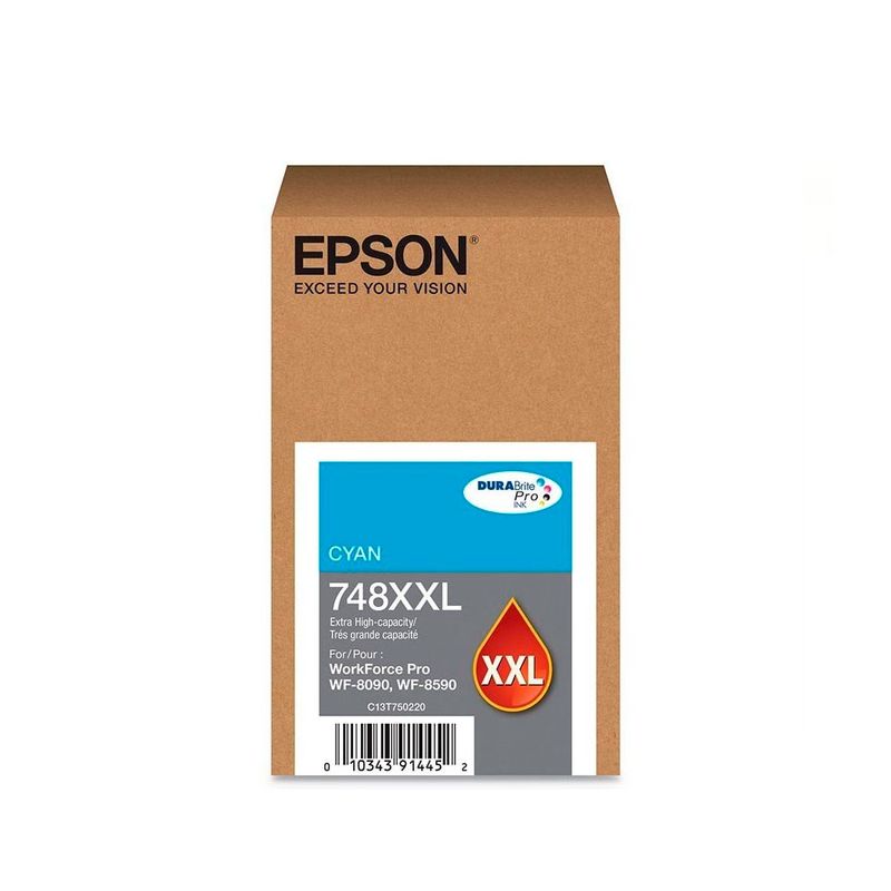 EPSON - Epson Cartuchos De Tinta T748XXL Cían T748XXL220AL