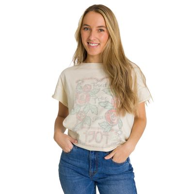 Imagen 2 del producto Polera Manga Corta Mujer Diseño Blanco