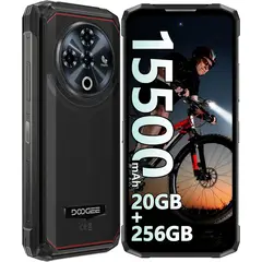 DOOGEE - Fire 6 Power Celular 20GB+256GB 15500mAh Smartphone-Negro