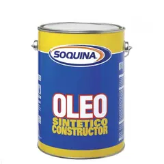 SOQUINA - OLEO BTE CONSTRUCTOR CAFE MORO un cuarto GL