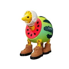 GENERICO - Juguete Italian Brainrot Articulado - Girafa Celeste