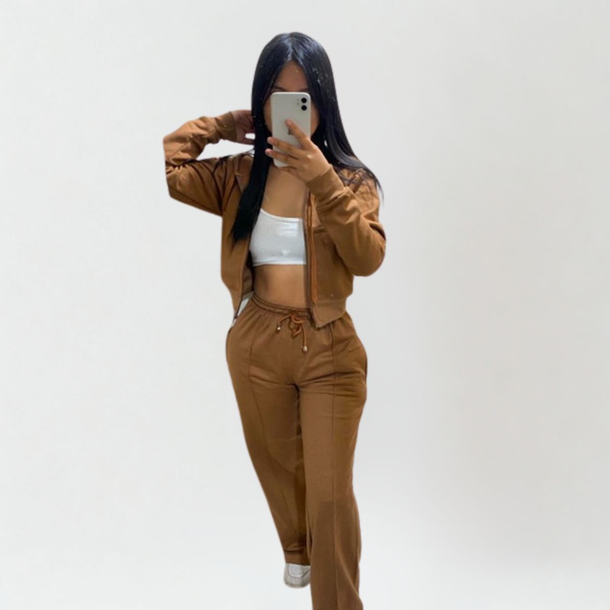 DESIGNERS - Conjunto Buzo + Polerón Para Mujer Con Capucha Algodon