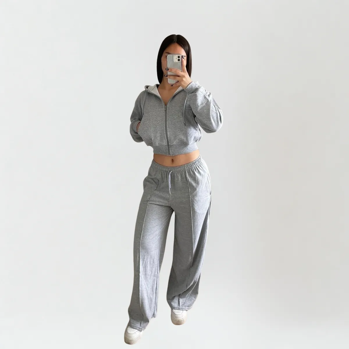 DESIGNERS - Conjunto Buzo + Polerón Para Mujer Con Capucha Algodon