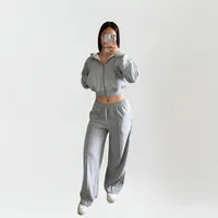 Conjunto Buzo + Polerón Para Mujer Con Capucha Algodon