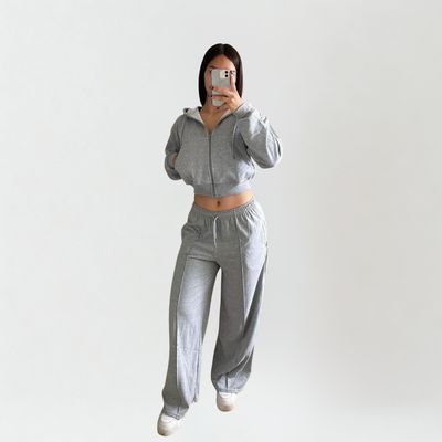 Imagen 1 del producto Conjunto Buzo + Polerón Para Mujer Con Capucha Algodon