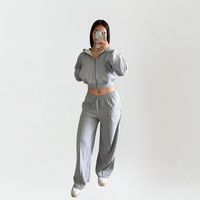 Conjunto Buzo + Polerón Para Mujer Con Capucha Algodon