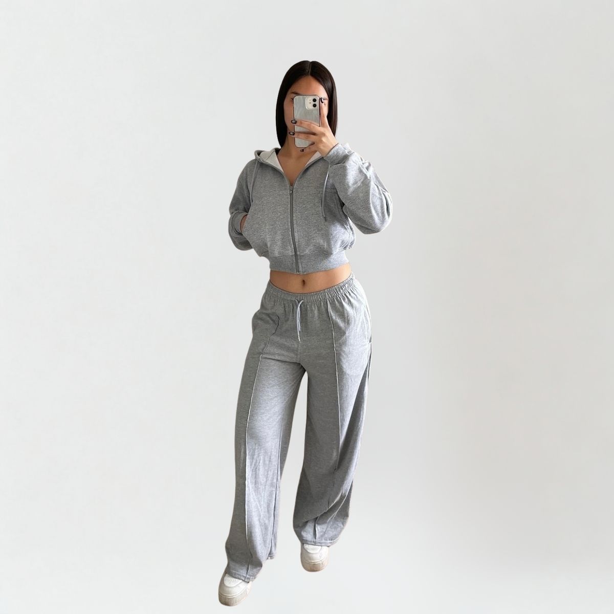 DESIGNERS - Conjunto Buzo + Polerón Para Mujer Con Capucha Algodon