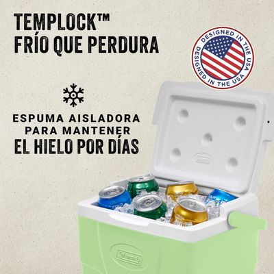 Imagen 2 del producto Cooler Portátil Chiller 8.5 Lt / 9 QT Verde
