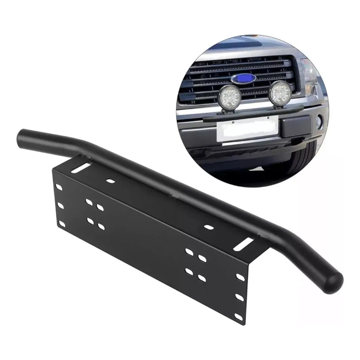 GENERICO - Base Soporte Focos O Barra Led Titular De La Matrícula