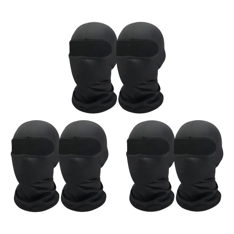 KUANGYE - 6 Pack Bandana Pasamontañas Balaclava Táctico Máscara Moto