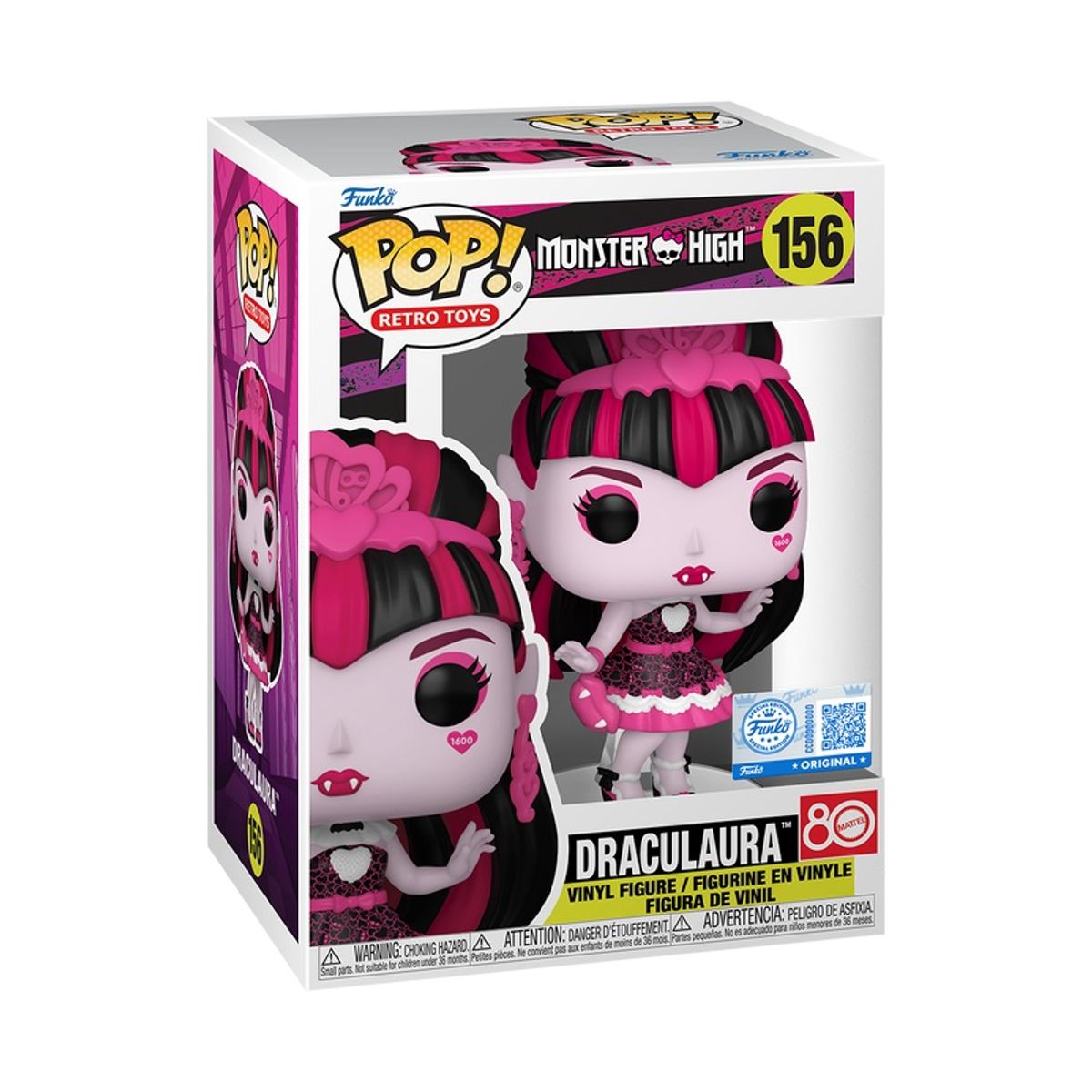 FUNKO - Funko Pop Monster High – Draculaura 156 + Protector