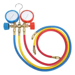 KUANGYE - Juego Manometros Refrigeracion Manifold R22 R134 R404 R410