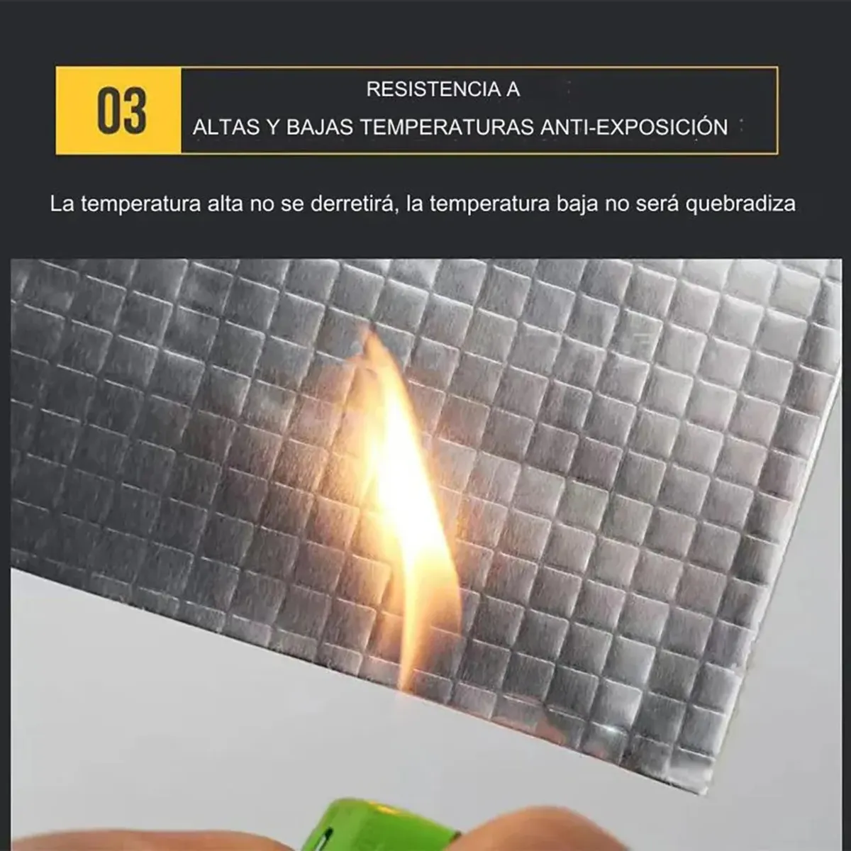 Cinta Sellador Butilo Techo Gotera Impermeable 20cmx5mtrs, marca KUANGYE - Foto 2