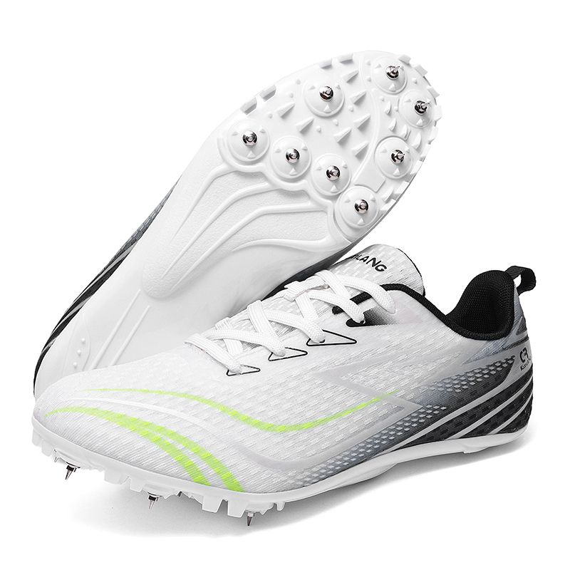 DANWEILE - Zapatillas de atletismo con clavos para estudiantes - Negro