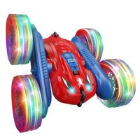 AUTO CONTROL REMOTO MONSTER ACROBATA CON LUCES EN LAS RUEDAS