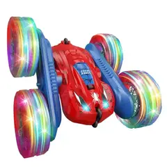 GENERICO - AUTO CONTROL REMOTO MONSTER ACROBATA CON LUCES EN LAS RUEDAS