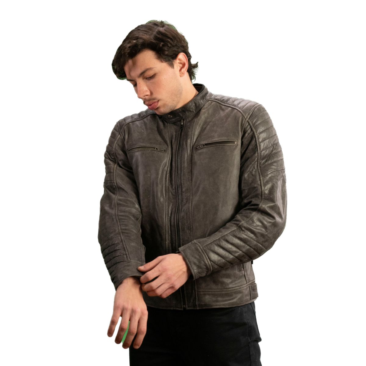 WINDESIGN - Chaqueta Moto Cuero Marca Windesign