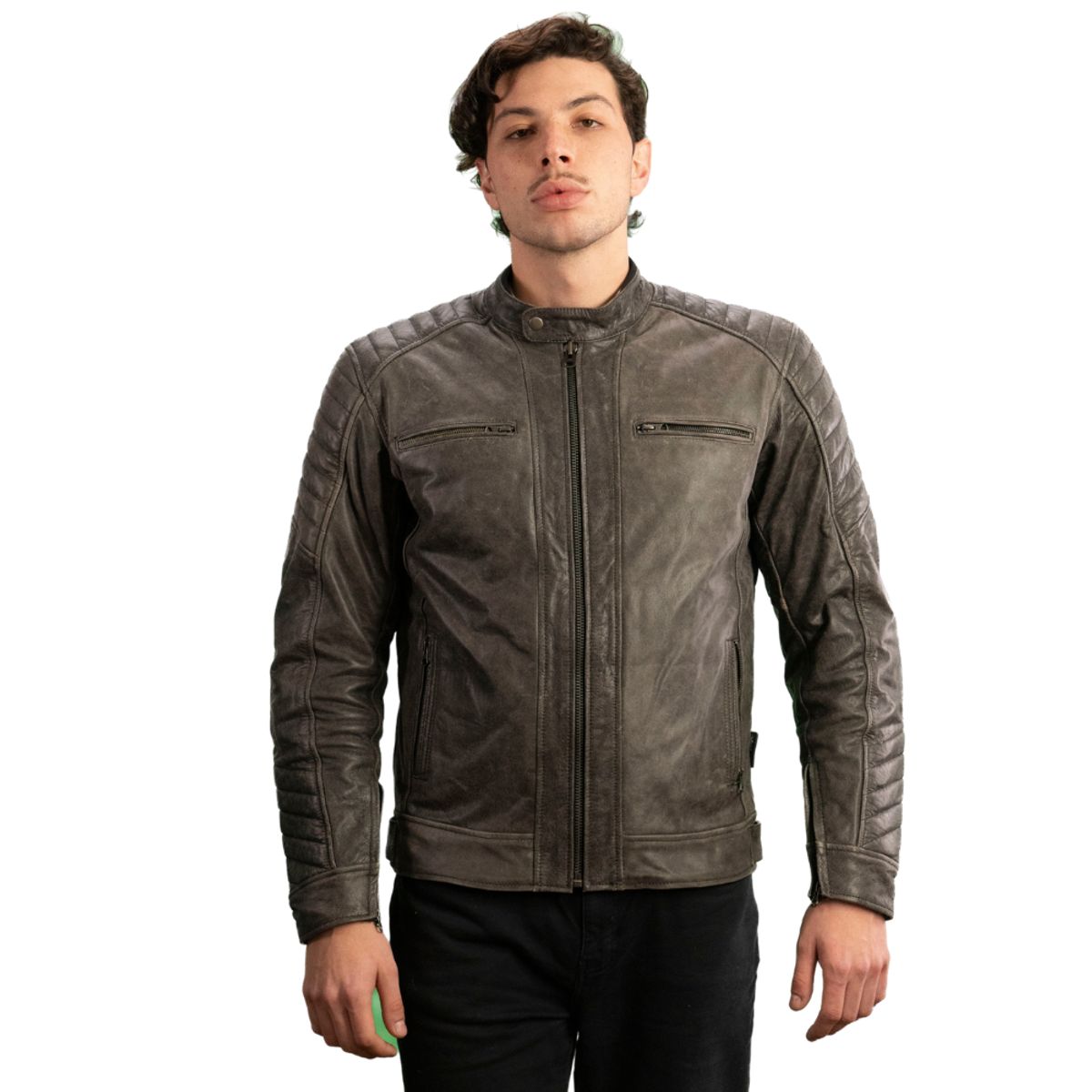 WINDESIGN - Chaqueta Moto Cuero Marca Windesign