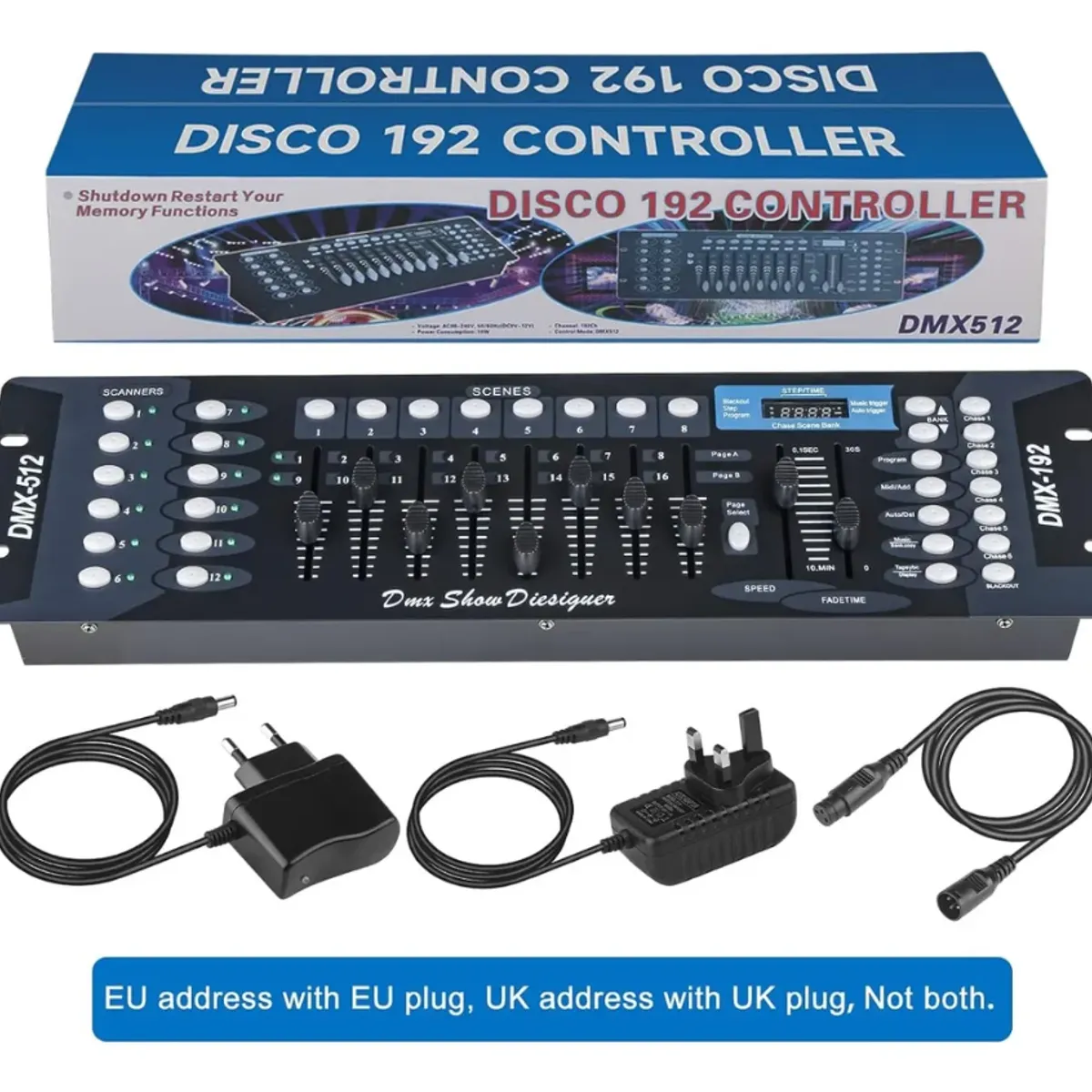 GENERICO - Controlador Consola Iluminación Disco 192 Canales