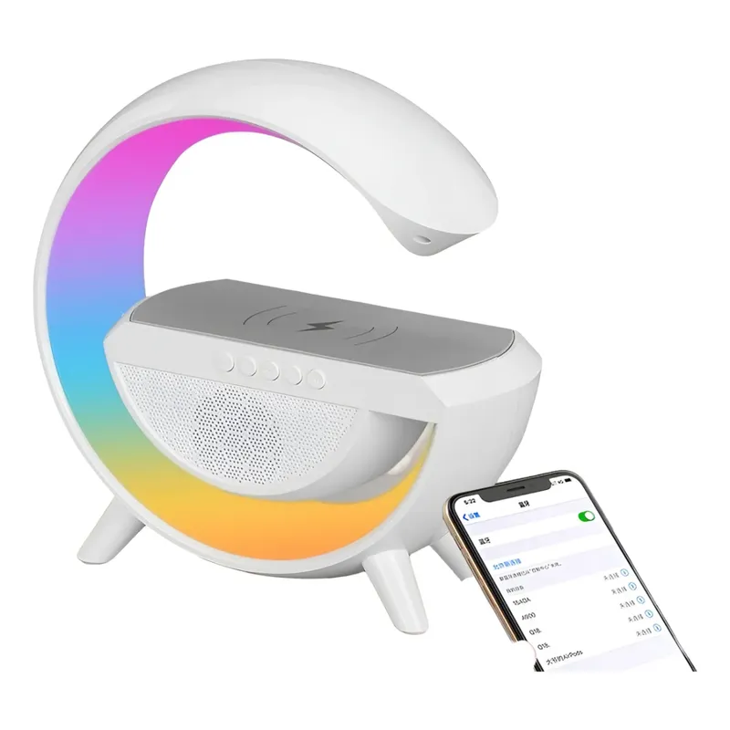 GENERICO - Lámpara De Mesa Inteligente Altavoz Bluetooth Usb