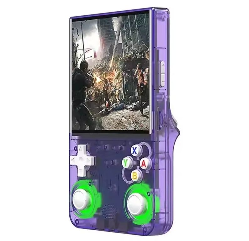 CORRERREY Consola de videojuegos portátil R36Ultra Retro Linux IPS 4,0 pulgadas