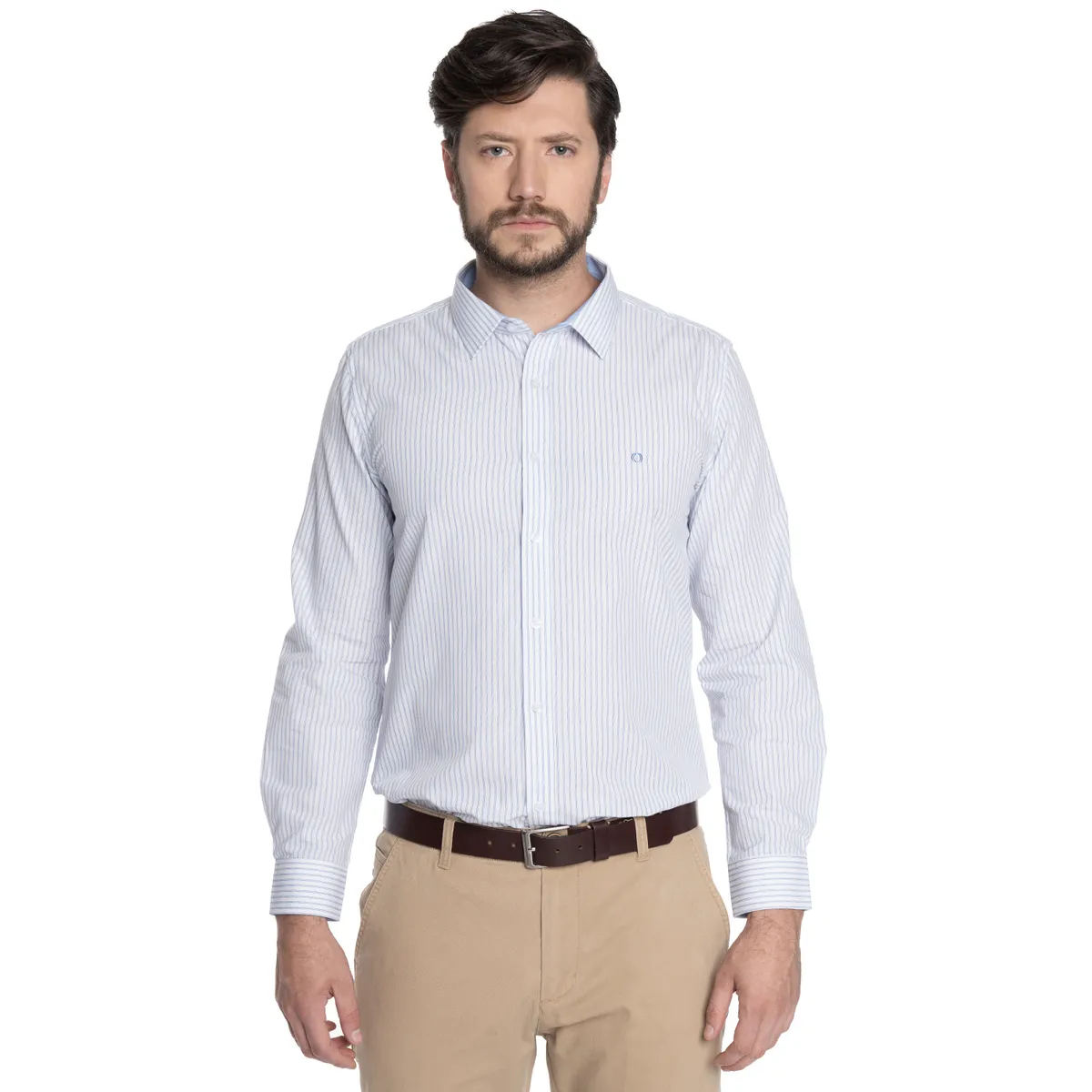 POTROS - CAMISA HOMBRE FORMAL MANGA LARGA TREVIRA LISTADA BILBAO