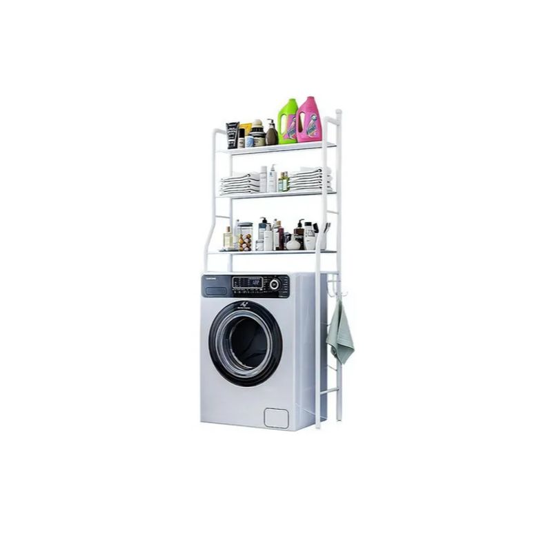 GENERICO - Organizador Estante De Lavadora Baño Metalico Rack 3