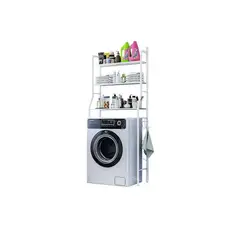 GENERICO - Organizador Estante De Lavadora Baño Metalico Rack 3