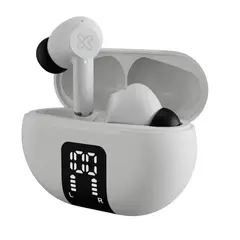KLIP XTREME - EdgeBuds TWS Audífonos Inalámbricos ANC 22h Mic ENC Blanco