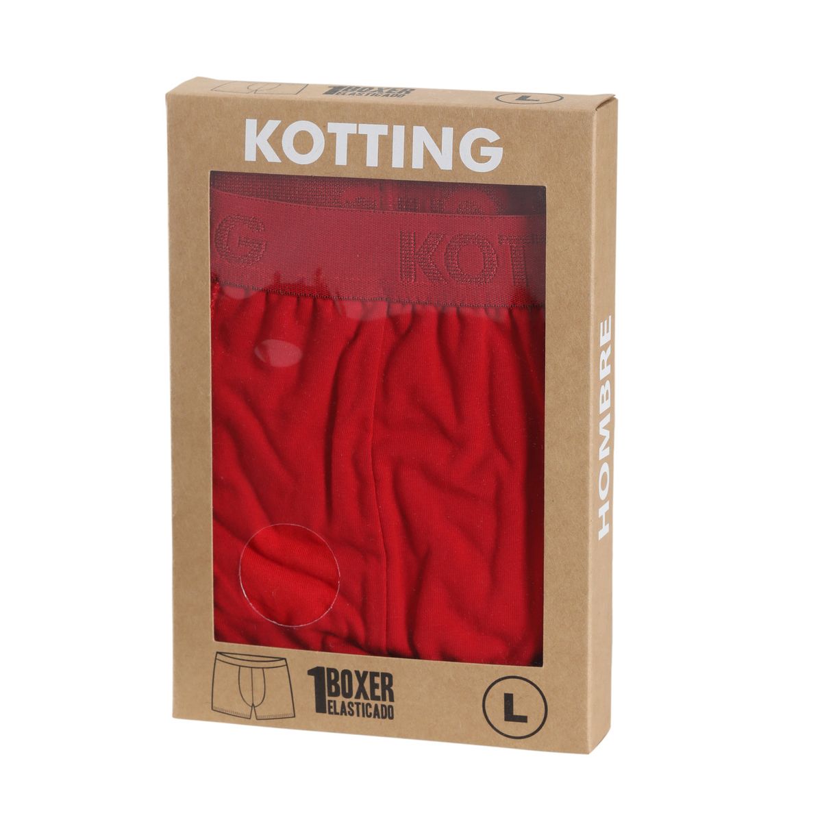 KOTTING - BOXER HOMBRE ELASTICADO ALGODÓN BCI CONFORT - KITTING