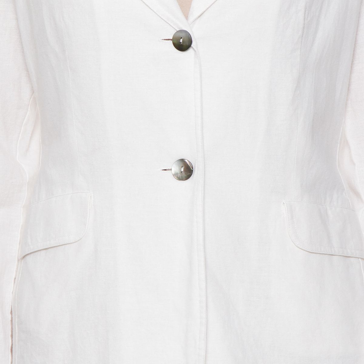 WADOS - BLAZER MANGA LARGA LINO CON BOLSILLOS