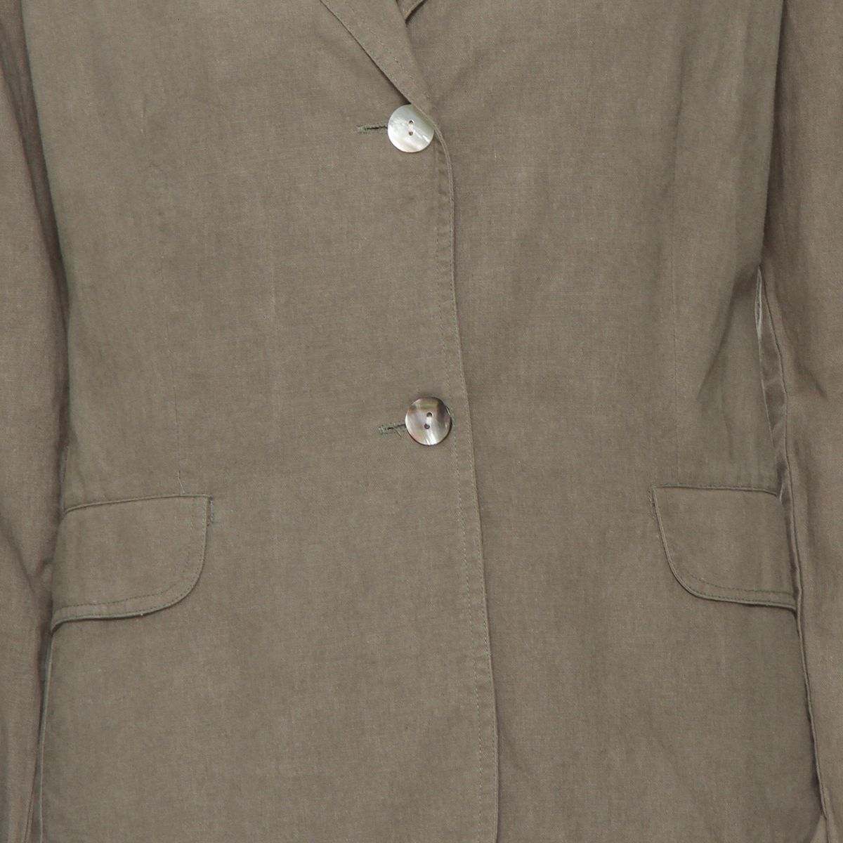 WADOS - BLAZER MANGA LARGA LINO CON BOLSILLOS