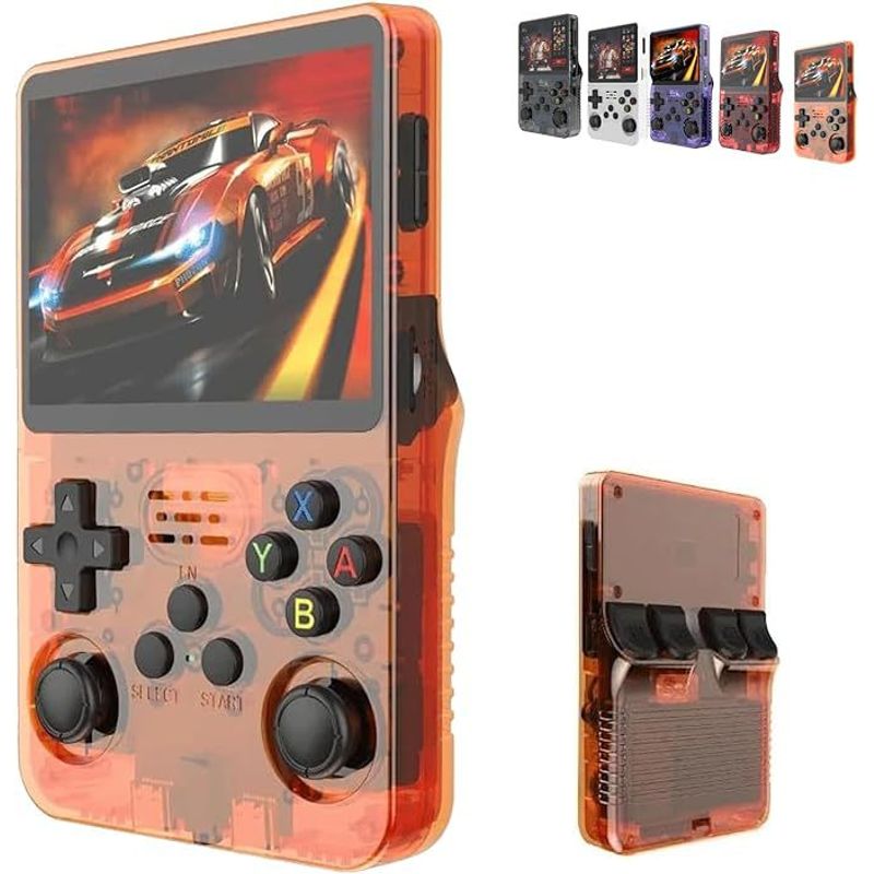 GAMEGENIC - Consola De Juegos Game R36S Standard 64GB Portátil Ips Pc