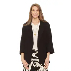 WADOS - BLAZER MANGA LARGA SOLIDO CON BOLSILLOS