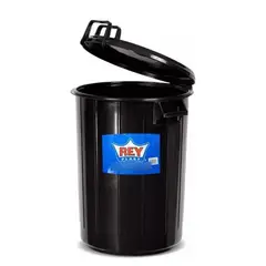 REYPLAST - Basurero Tacho De 51 Litros Fuerte Con Tapa