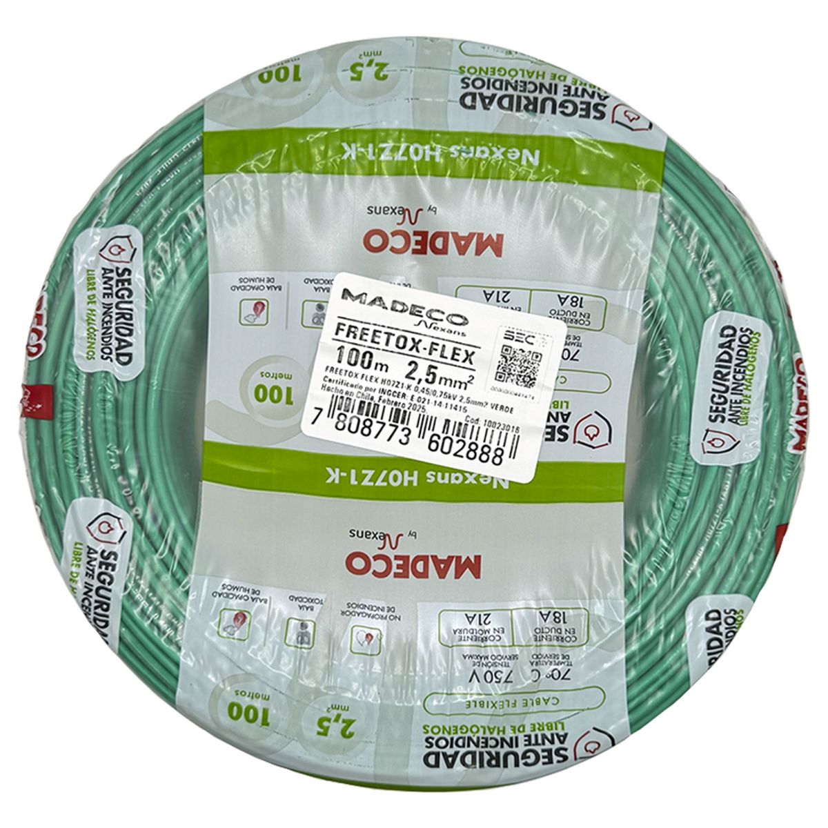 NACIONAL - Cable Eva 2,5mm Libre De Halógeno (pack 3 Rollos De 100mts)