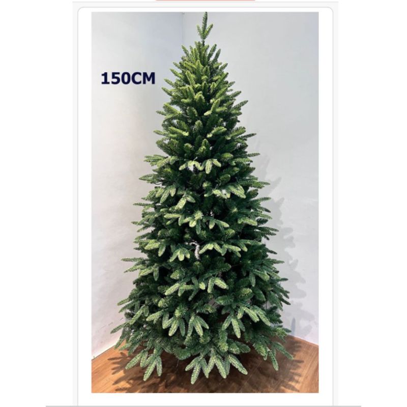 ANGELES DEL HOGAR - ARBOL DE NAVIDAD ARTIFICIAL HOJA REALISTA 150CM SDS49