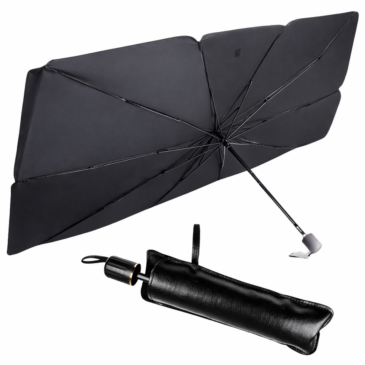 GENERICO - Sombrilla Parasol Parabrisas Automovil  Retractil