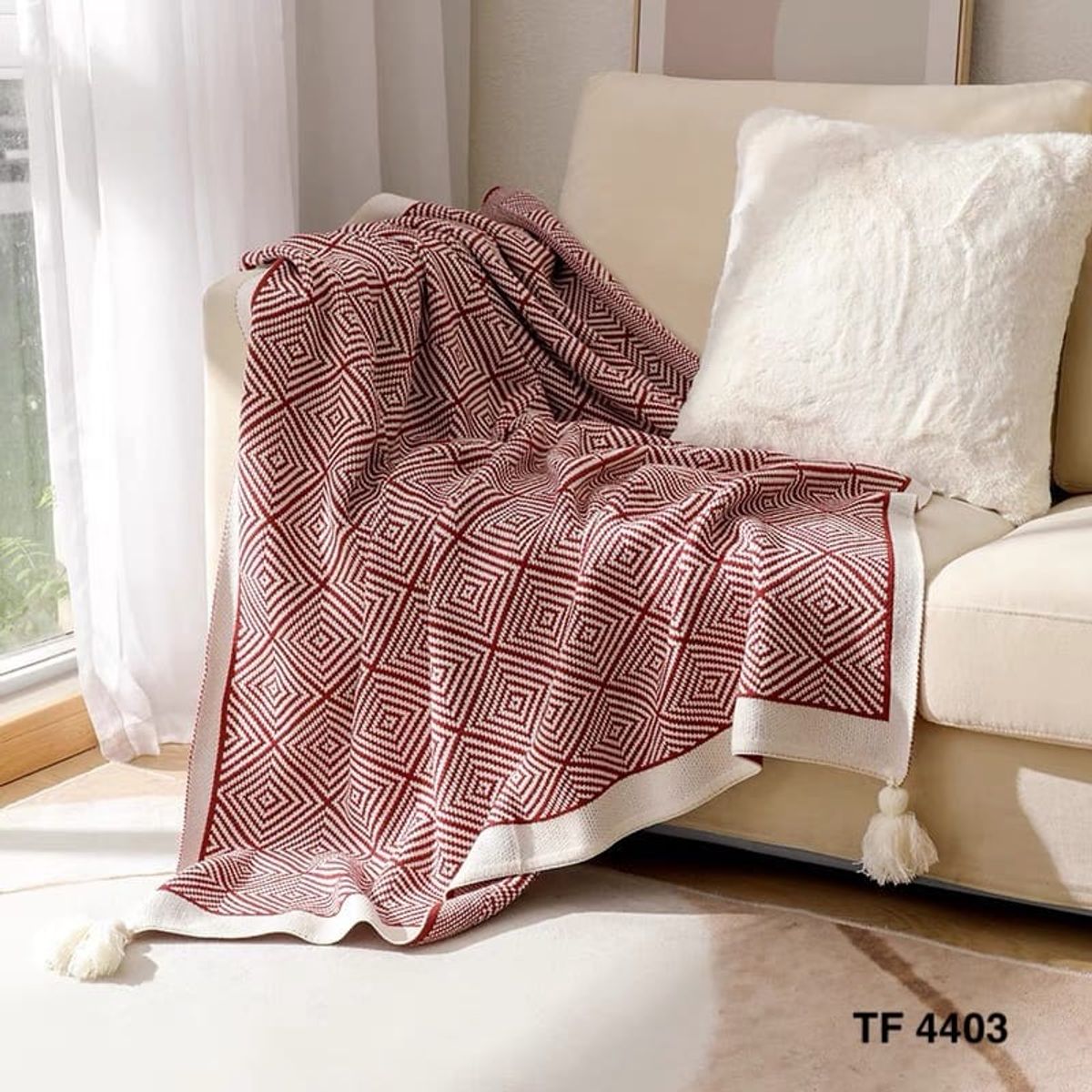 GENERICO - Manta para sillones tejidas