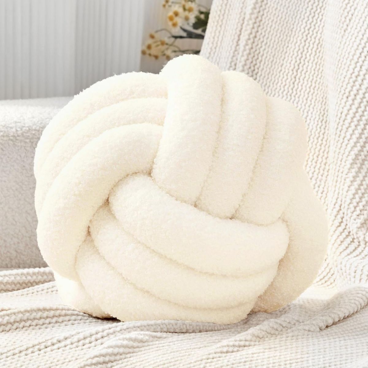 Cojin Nudo BLANCO Tela Chiporo 4 Unidad Tf, marca GENERICO - Foto 2