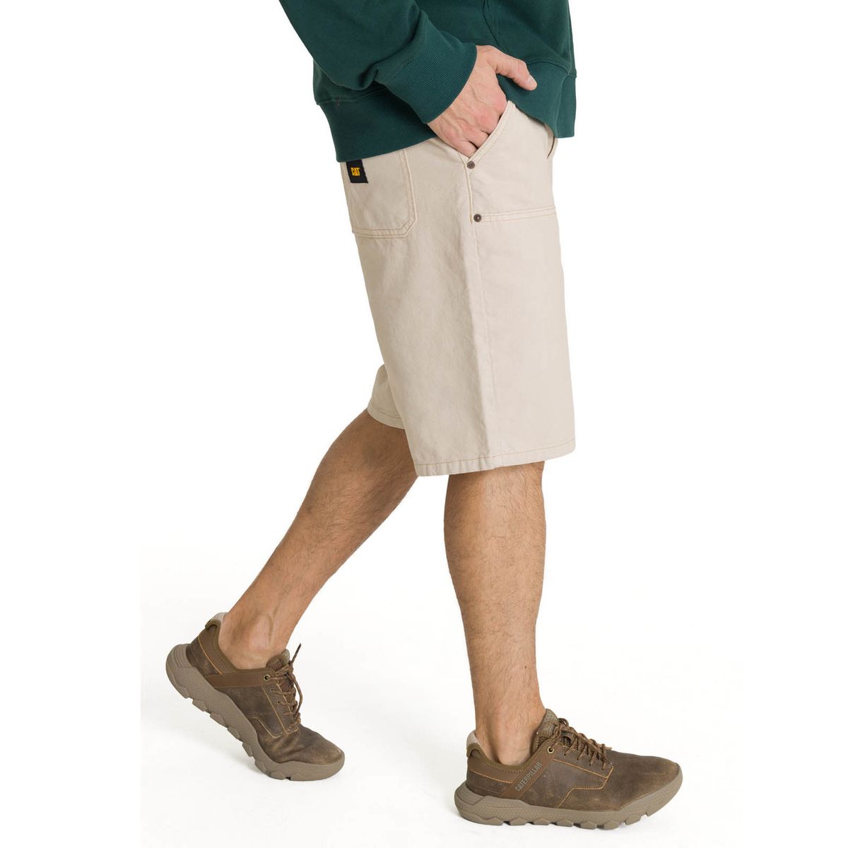 CAT - Short Hombre Double Front Carpenter Beige CAT