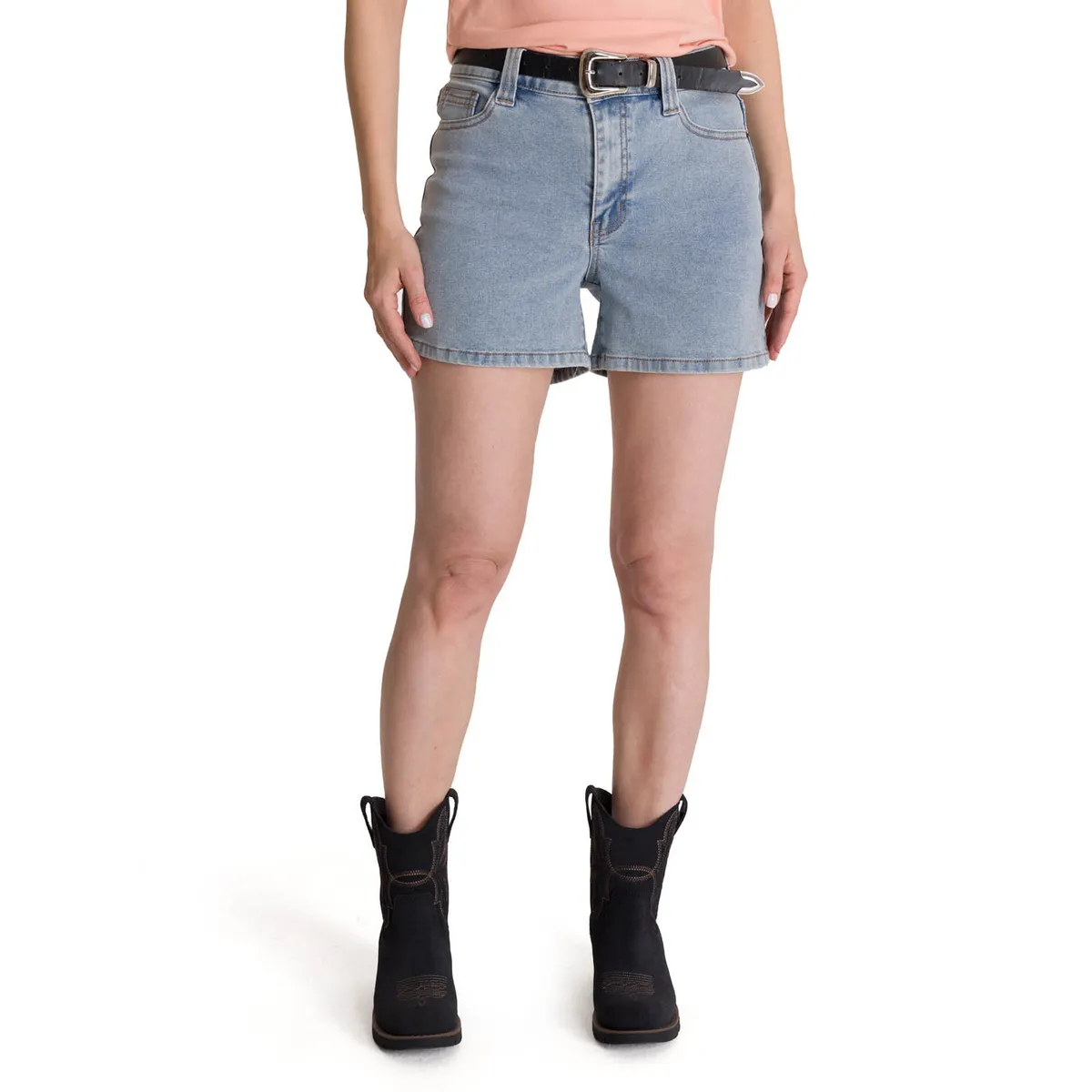 CAT - Short Denim Mujer 5 Bolsillos Azul Claro CAT