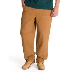 CAT - Pantalón Hombre Double Front Canvas Café