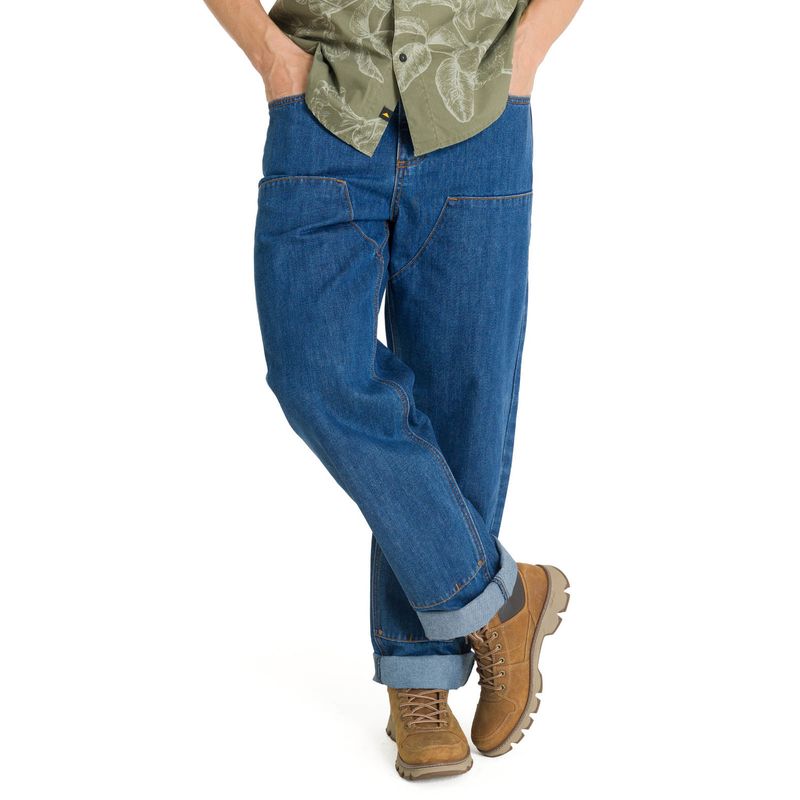 CAT - Jeans Hombre Double Front Azul CAT