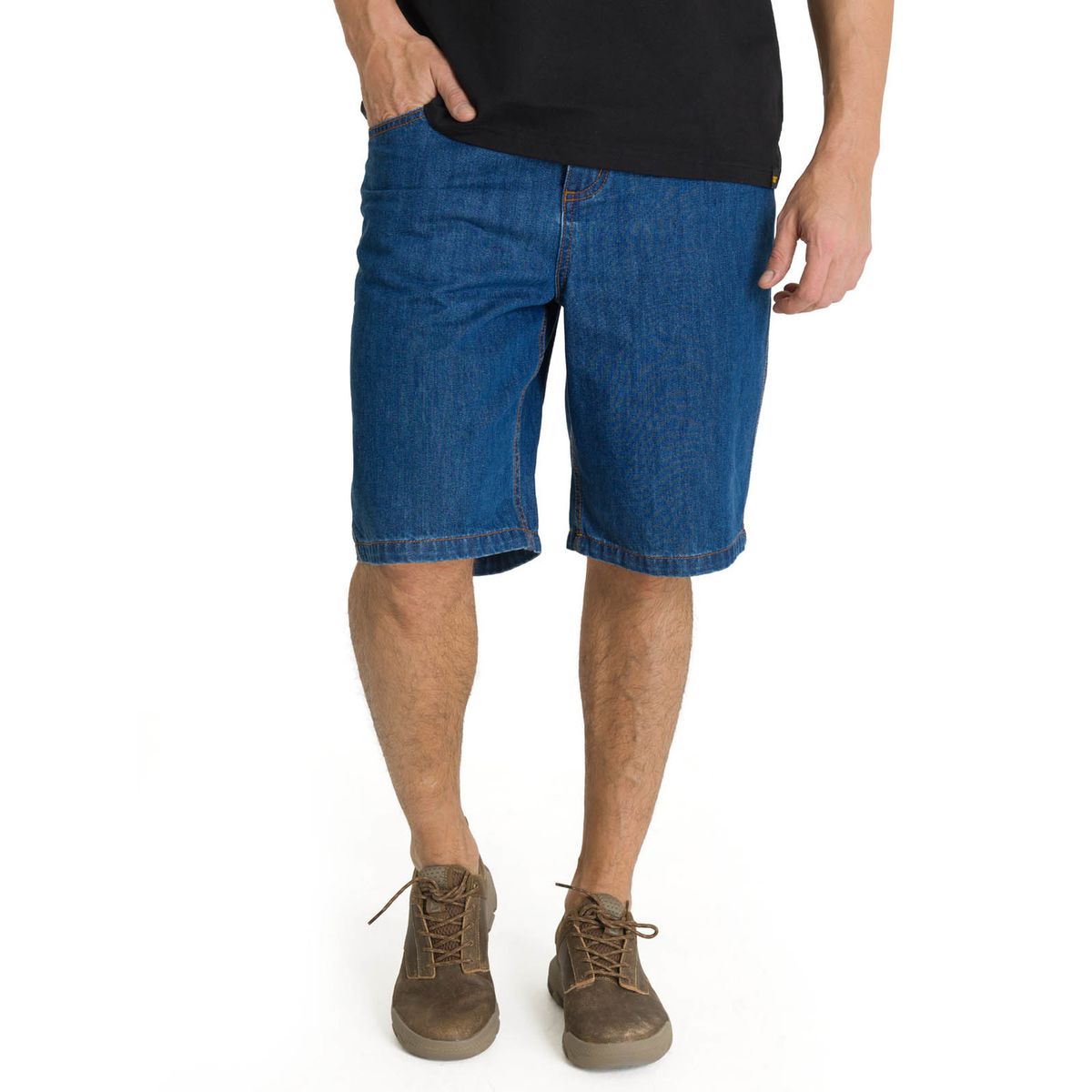 CAT - Short Denim Hombre Utility Azul CAT