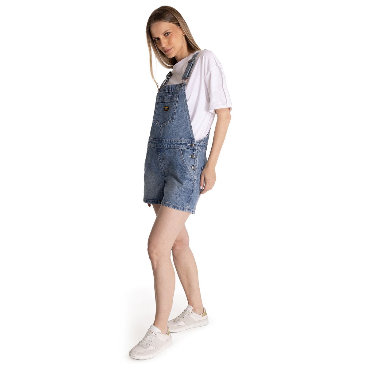 CAT - Jardinera Denim Mujer Heritage Azul CAT