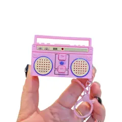 GENERICO - Llavero Mini Radio grabadora Music vintage