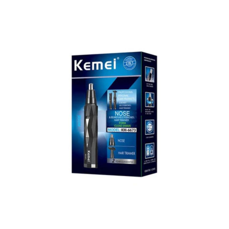 KEMEI - Maquina 4 En 1 Depilador Nasal Nariz Oídos Patillas Barba